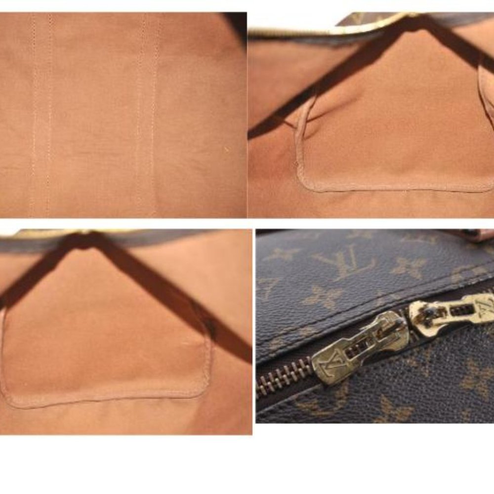 SALE! Vintage Louis Vuitton Keepall 55 Monogram Satchel Shoulder Bag Leather - Picture 9 of 15